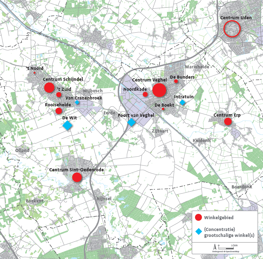 8-Winkelaanbod Meierijstad (geschaald naar m² winkelvloeroppervlak)