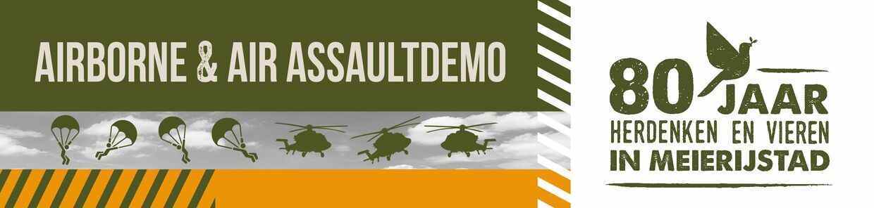 Banner Airborne en Air Assaultdemo