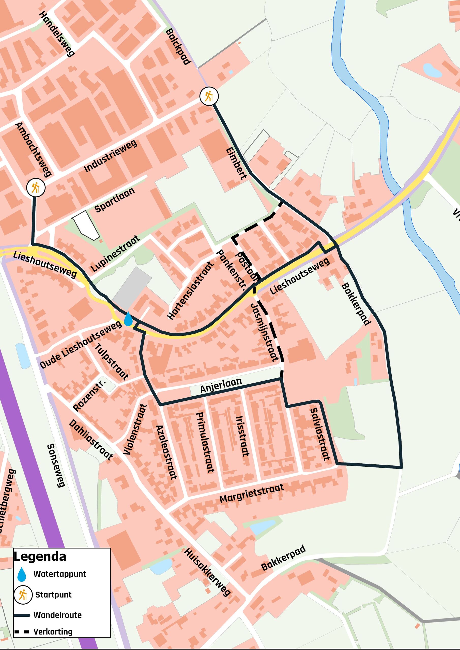 Afbeelding routekaart